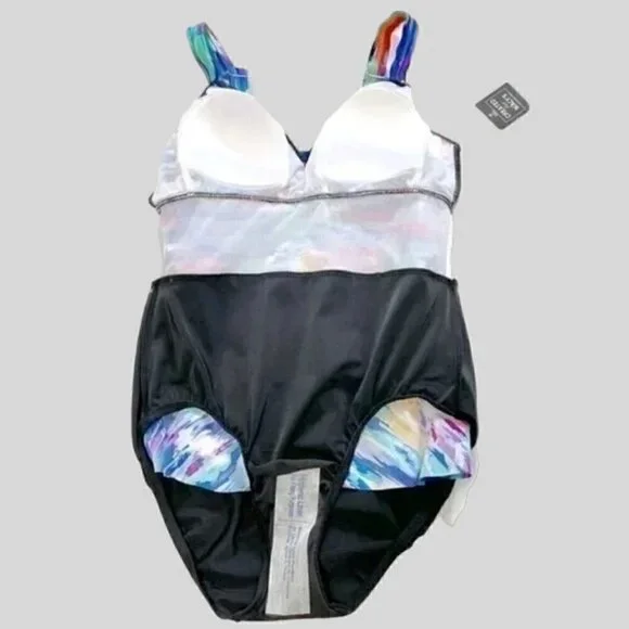 Swim Solutions Swimsuit Size 8 - Picture 4 of 7